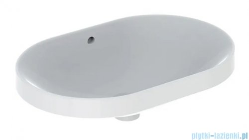 Geberit VariForm Umywalka owalna wpuszczana w blat 60x40cm KeraTect 500.728.00.2