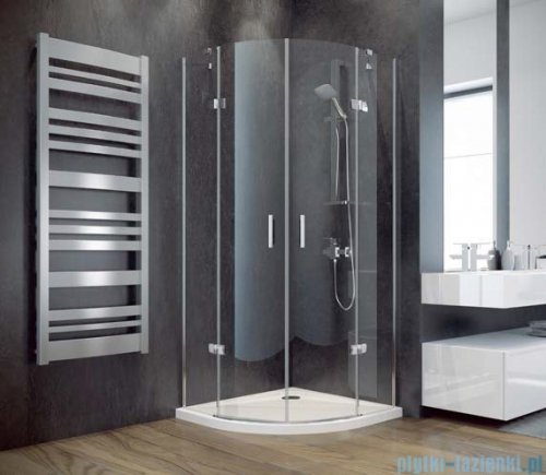Besco Viva kabina półokrągła 90x90x195cm przejrzyste