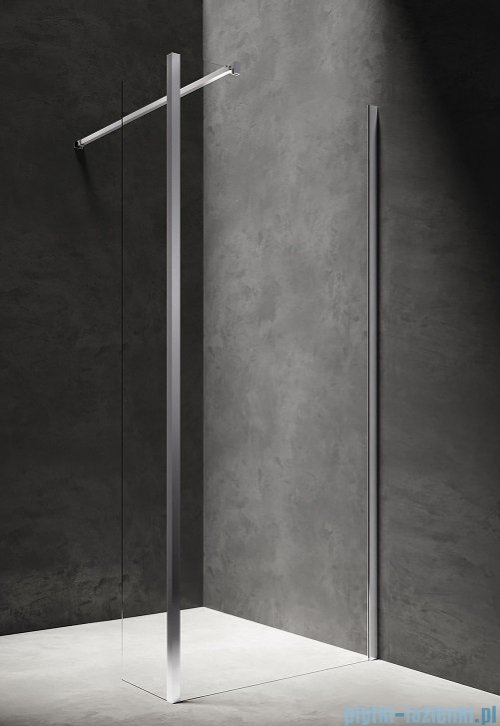 Omnires Marina Kabina prysznicowa typu walk-in ze ścianką boczną 110x200 cm przejrzyste MA1130CRTR