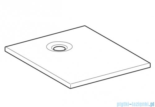 Geberit brodzik Nemea 140x80cm biały mat 550.597.00.1