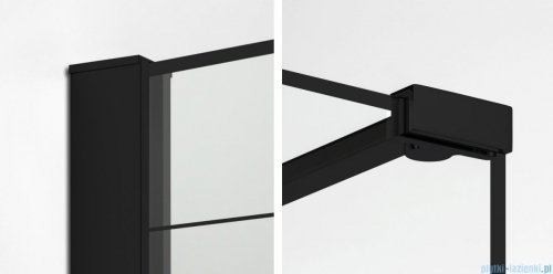 New Trendy New Modus Black Walk-In 170x100x200cm przejrzyste EXK-0126