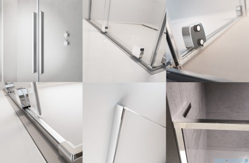 Radaway Furo SL KDD kabina 80x110cm chrom połysk/szkło przejrzyste 10305080-01-01L/10305110-01-01R