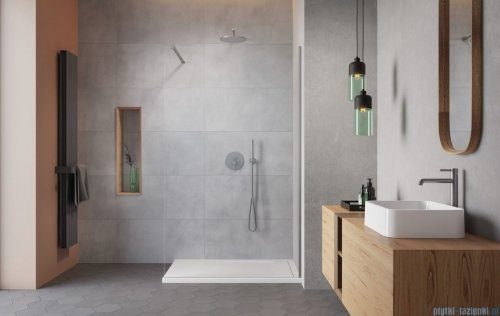 Radaway Modo New II Brushed Nickel kabina Walk-in 110x200 szczotkowany nikiel 389114-91-01