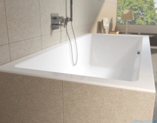 Riho Lugo 200x90cm wanna prostokątna z hydromasażem Pneumatic prawa + nogi + syfon BT06-PNE-P