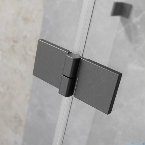 Radaway Essenza Pro Brushed GunMetal Pnd II parawan nawannowy 130cm prawy szczotkowany grafit   10102130-92-01R