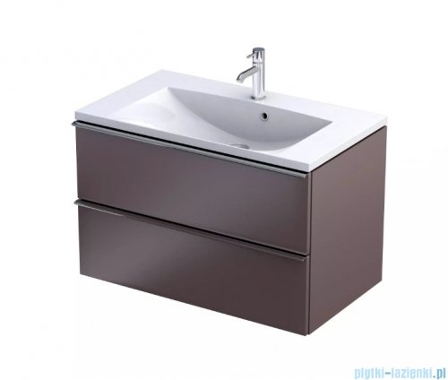 Oristo Etna szafka podumywalkowa wisząca 80x50x45 mokka mat OR52-SD2S-80-21