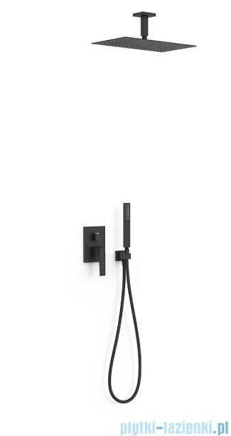 Tres Slim Exclusive zestaw prysznicowy czarny mat 20228003NM