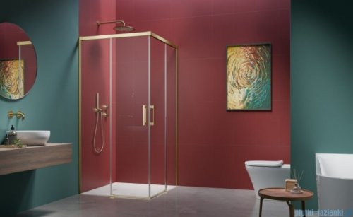 Radaway Idea 6 Kdd Brushed Light Gold kabina 70x120cm szczotkowane jasne złoto 387065-98-01L/387064-98-01R