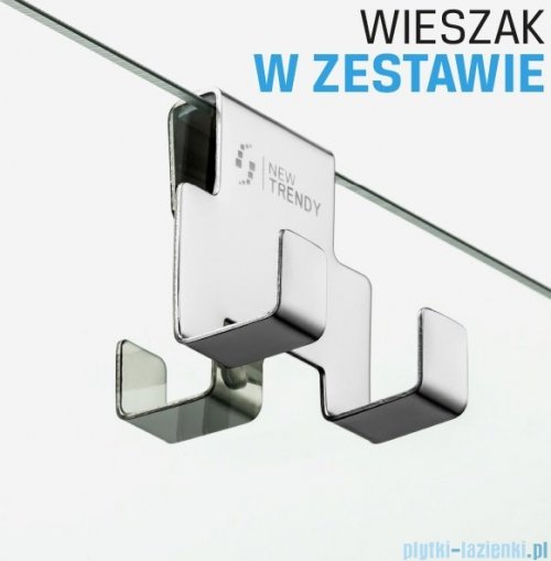 New Trendy New Modus Black kabina Walk-In 110x30x200 cm przejrzyste EXK-0067/EXK-0088