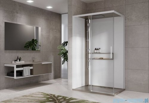 Novellini Glax 2 2.0 kabina z hydromasażem 120x80 lewa corda G222P120ST1-1TU