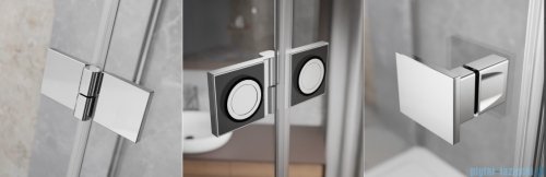 Radaway Essenza 8 Ptj kabina pięciokątna 80x90cm prawa szkło przejrzyste 10490000-01-01R/10490400-01-01