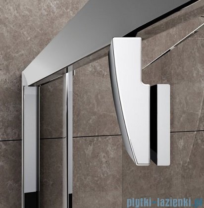 Ravak Pivot PSKK3 kabina półokrągła 80x80 aluminium transparent Anticalc 37644C00Z1
