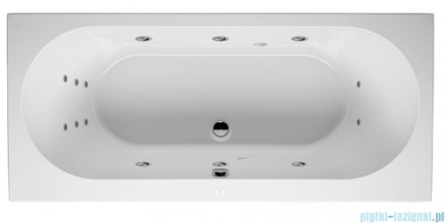 Riho Carolina wanna prostokątna 170x80cm z hydromasażem Flow lewa B055010005