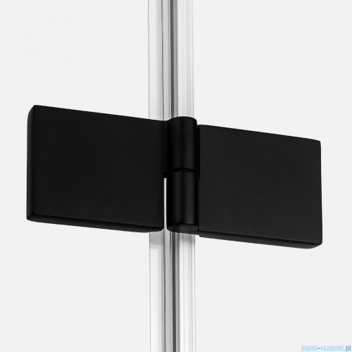 New Trendy Nesta Black kabina 100x100x200 cm lewa wspornik równoległy przejrzyste K-3711