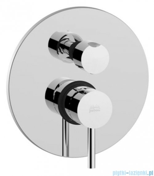 Paffoni Light Bateria podtynkowa z przełącznikiem chrom LIG019CR