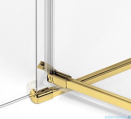 New Trendy Avexa Gold kabina prostokątna 100x110x200 cm przejrzyste lewa EXK-1760
