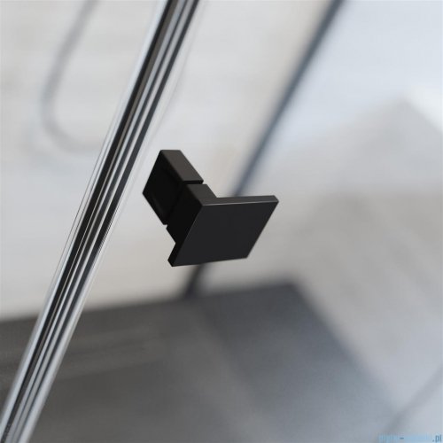 Radaway Essenza Pro Black  Kdj+S kabina 75x80x75cm lewa czarny mat/szkło przejrzyste 10097380-54-01L/10098075-01-01/10098075-01-01 