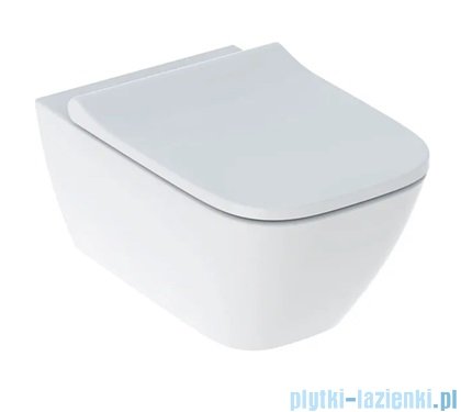 Geberit Miska wisząca WC Smyle Square Rimfree + deska sedesowa 500683002
