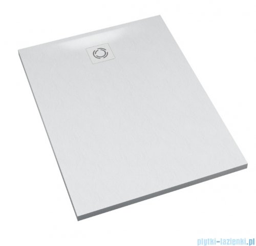 Schedpol Schedline Magnific brodzik prostokątny White Stone 100x80x3,5cm 3SP.M1P-80100/B/ST-M9/B/ST