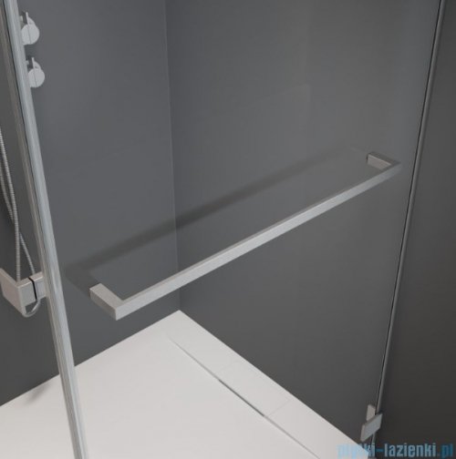 Radaway Nes Kdj B Brushed Nickel kabina 80x100cm prawa szczotkowany nikiel 10025080-91-01R/10039100-01-01