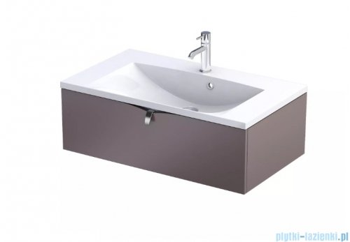 Oristo Siena szafka podumywalkowa wisząca 80x25x45cm mokka mat OR45-SD1S-80-21