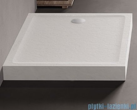 New Trendy Mild Stone Brodzik akrylowy prostokątny 90x120x11,5 cm biały B-0535
