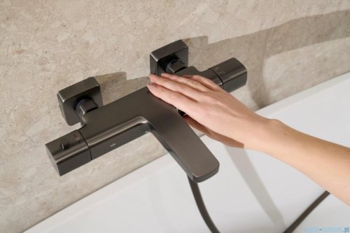 KFA MALAGA GUN METAL GREY bateria termostatyczna wannowa grafit szczotkowany 5754-010-61