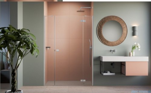 Radaway Fuenta Dwjs drzwi wnękowe 110cm prawe chrom połysk szkło przejrzyste 1384030-01-01R/1384090-01-01