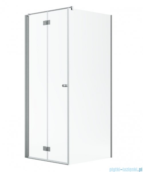 Radaway Nes Kdj B Brushed Nickel kabina 100x90cm lewa szczotkowany nikiel 10025100-91-01L/10039090-01-01