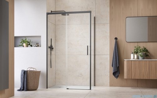 Radaway Idea Kdj Brushed GunMetal kabina 110x120cm lewa szczotkowany grafit 387041-92-01L/387054-92-01R