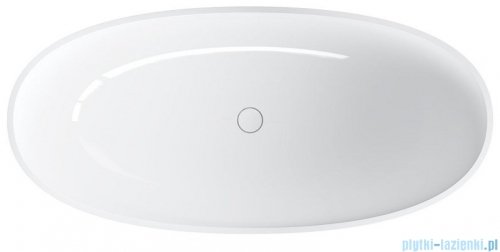 Omnires Shell M+ wanna wolnostojąca 160x75 cm biały połysk SHELLWWBP