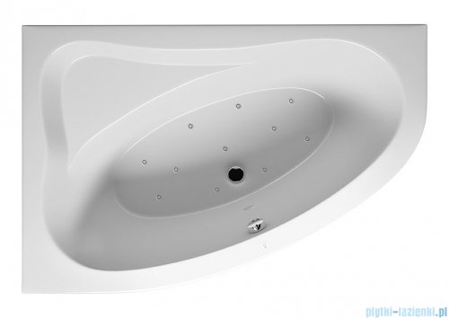 Riho Lyra/Aryl wanna asymetryczna 170x110cm z hydromasażem Air prawa B017004005