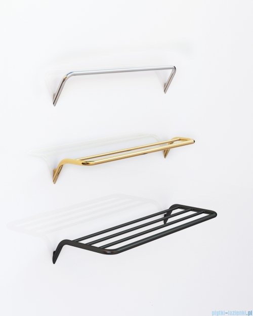 Deante SILIA Wieszak na ręcznik podwójny ścienny nero ADI_N631