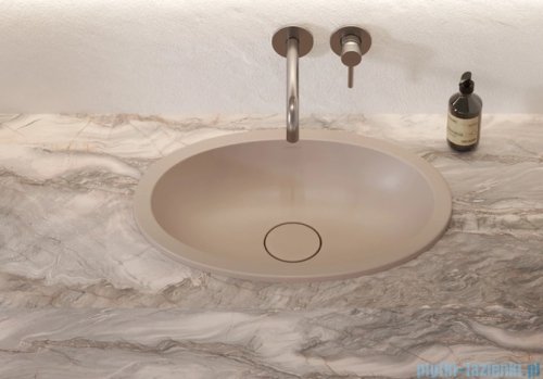 Omnires Shell M+ umywalka podblatowa 48x31 cm dune beige mat SHELL480UPDB