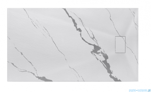 Besco Vexo Marble 170x90cm brodzik prostokątny VM-170-90-P