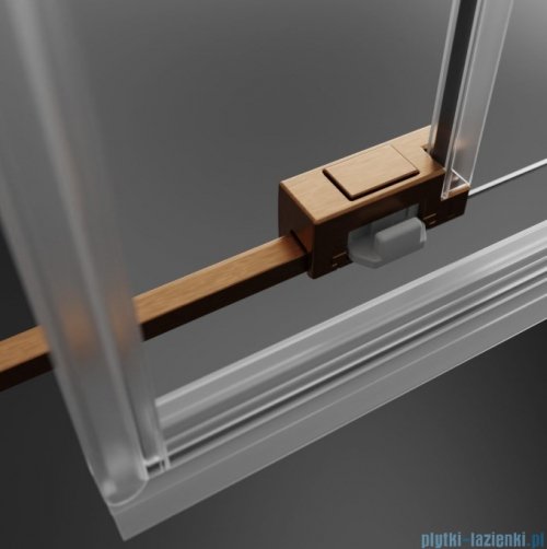 Radaway Idea DWJ Brushed Copper drzwi wnękowe 115cm prawe szczotkowana miedź 387022-93-01R