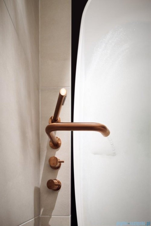 KFA MOZA ROSE GOLD bateria wannowa 4-otworowa miedź szczotkowana 5035-210-34