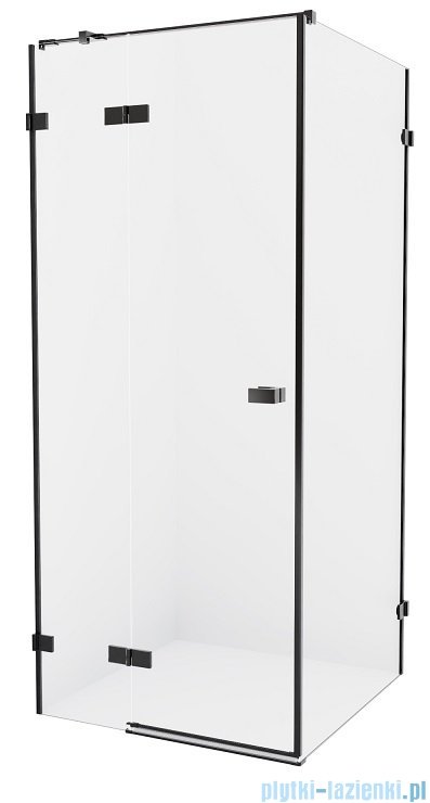 New Trendy Avexa Black kabina prostokątna 110x90x200 cm przejrzyste lewa EXK-1829