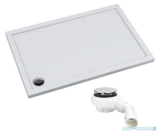 Schedpol Caspar New 100x70cm brodzik prostokątny + syfon 3.2364