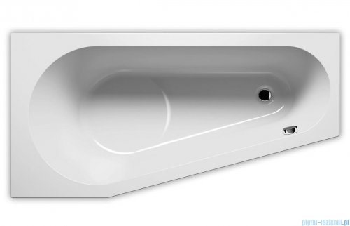 Riho Delta wanna asymetryczna 150x80cm z hydromasażem Flow prawa B066005005