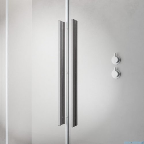 Radaway Furo Brushed Nickel DWD drzwi prysznicowe 130cm szczotkowany nikiel 10108363-91-01/10111317-01-01