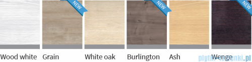 Novellini Nexis kabina prysznicowa z hydromasażem 120x80 prawa white oak NEXA120DM5-1KQ