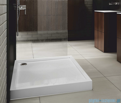 Schedpol Competia New brodzik kwadratowy + syfon 75x75x12cm 3.4686