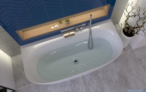 Vitalle by Riho VitaLux wanna wolnostojąca przyścienna 170x80 biały połysk B094009005