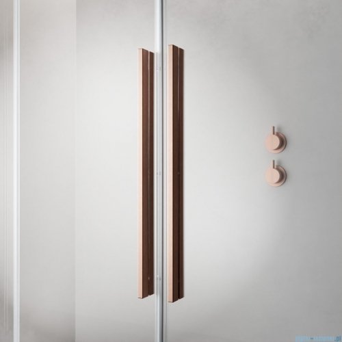 Radaway Furo Brushed Copper DWJ drzwi prysznicowe 150cm prawe szczotkowana miedź 10107772-93-01R/10110730-01-01
