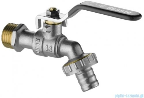 Deante zawór kulowy ogrodowy 1/2 z adapterami chrom VFA 152L