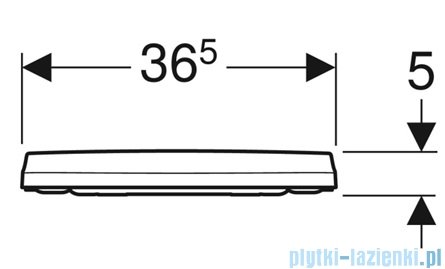 Geberit iCon Slim Deska sedesowa wolnoopadająca 500.835.01.1