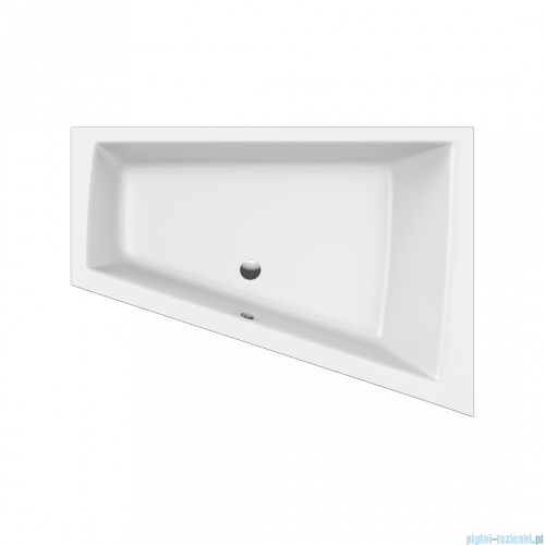 Excellent Strefa Maxi Slim wanna narożna 180x130 cm prawa biała WAEX.SMP18WHS