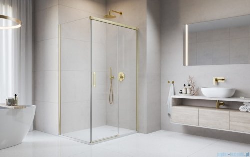 Radaway Idea 8 Kdj Brushed Gold kabina 160x75cm prawa szczotkowane złoto 10340820-99-01R/10350753-01-01/10360075-01-01L