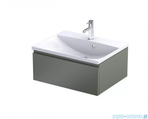 Oristo Brylant szafka podumywalkowa wisząca 60x25x45 oliwkowy mat OR36-SD1S-60-17